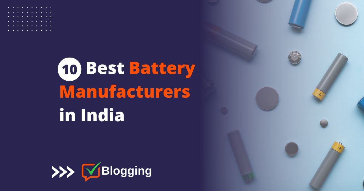 Best Battery Manufacturers in India
