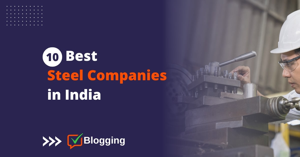 best steel companies in india