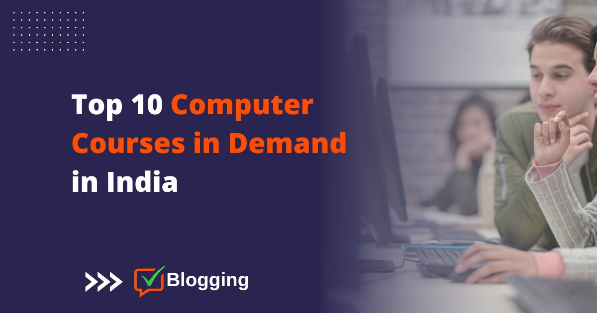top 10 computer courses in demand in india