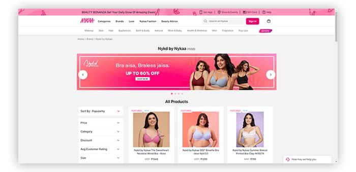 Nykd by Nykaa Bras