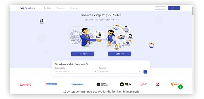 Workindia Job Search App