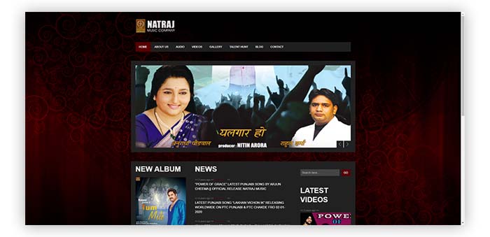 Natraj Music Company in india